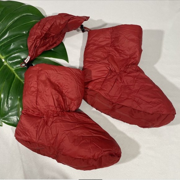NIB‎ $55 Hunter [ Medium 5-7 US ] Chelsea Down Insulated Boot Socks Military Red - Picture 7 of 13